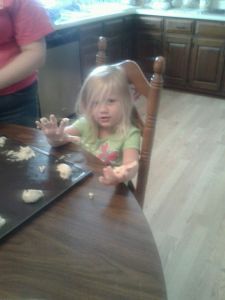 Katherine and cookies